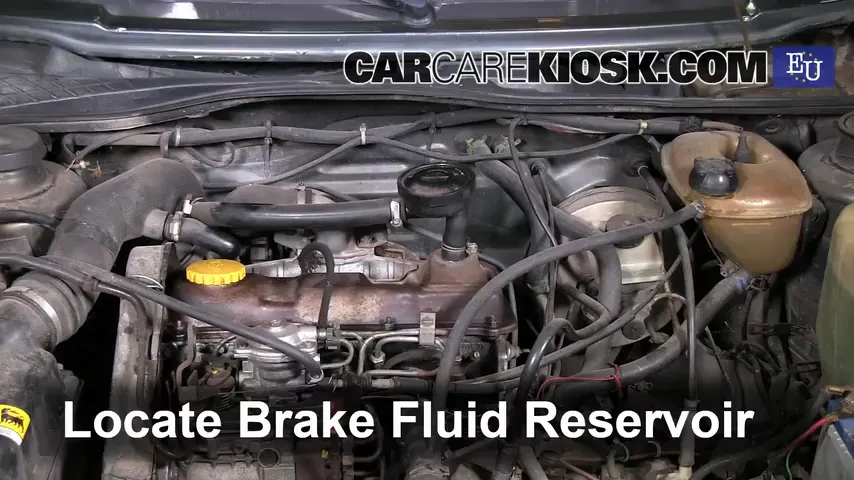 1988 Volkswagen Golf TDI 1.6L 4 Cyl. Turbo Diesel Brake Fluid